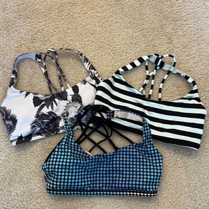 Lululemon size 4 sports bras